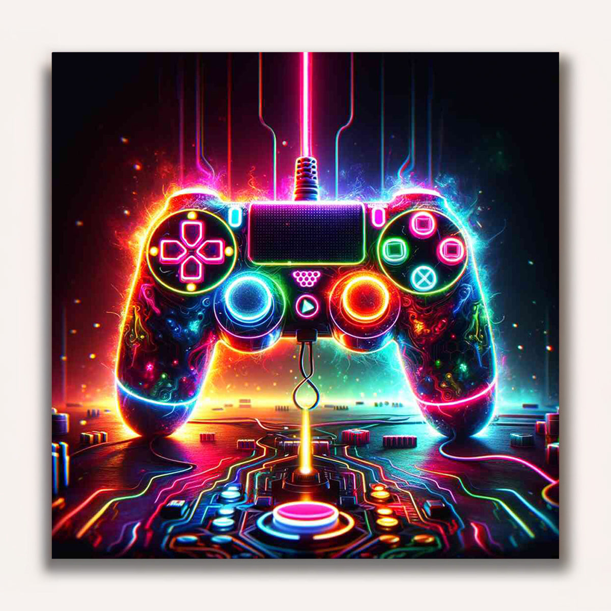 Paint by Numbers - Neon-Symphonie des Spiels