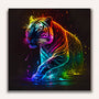 Paint by Numbers - Neon Tiger