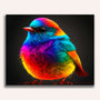 Paint by Numbers - Neon Wellensittig
