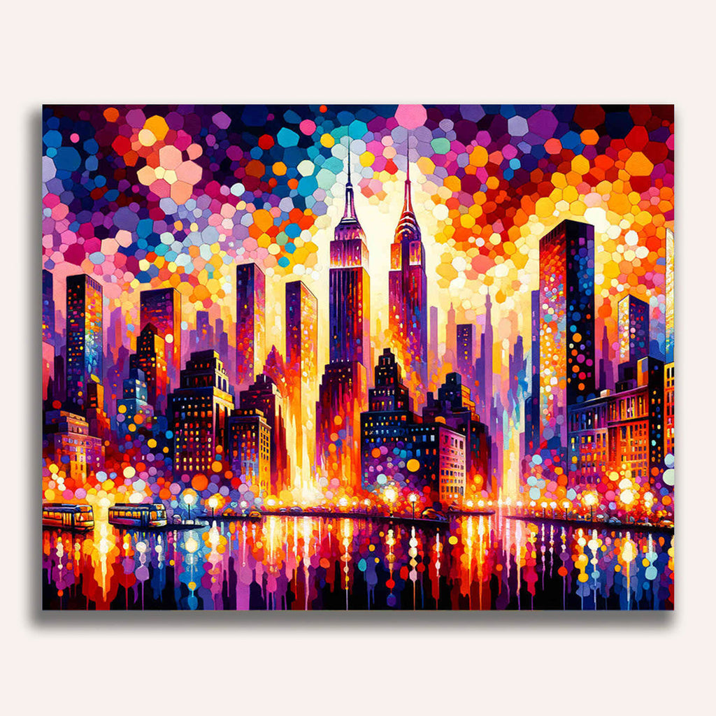 Paint by Numbers - New York, splash