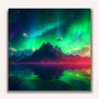 Paint by Numbers - Northern Lights Green