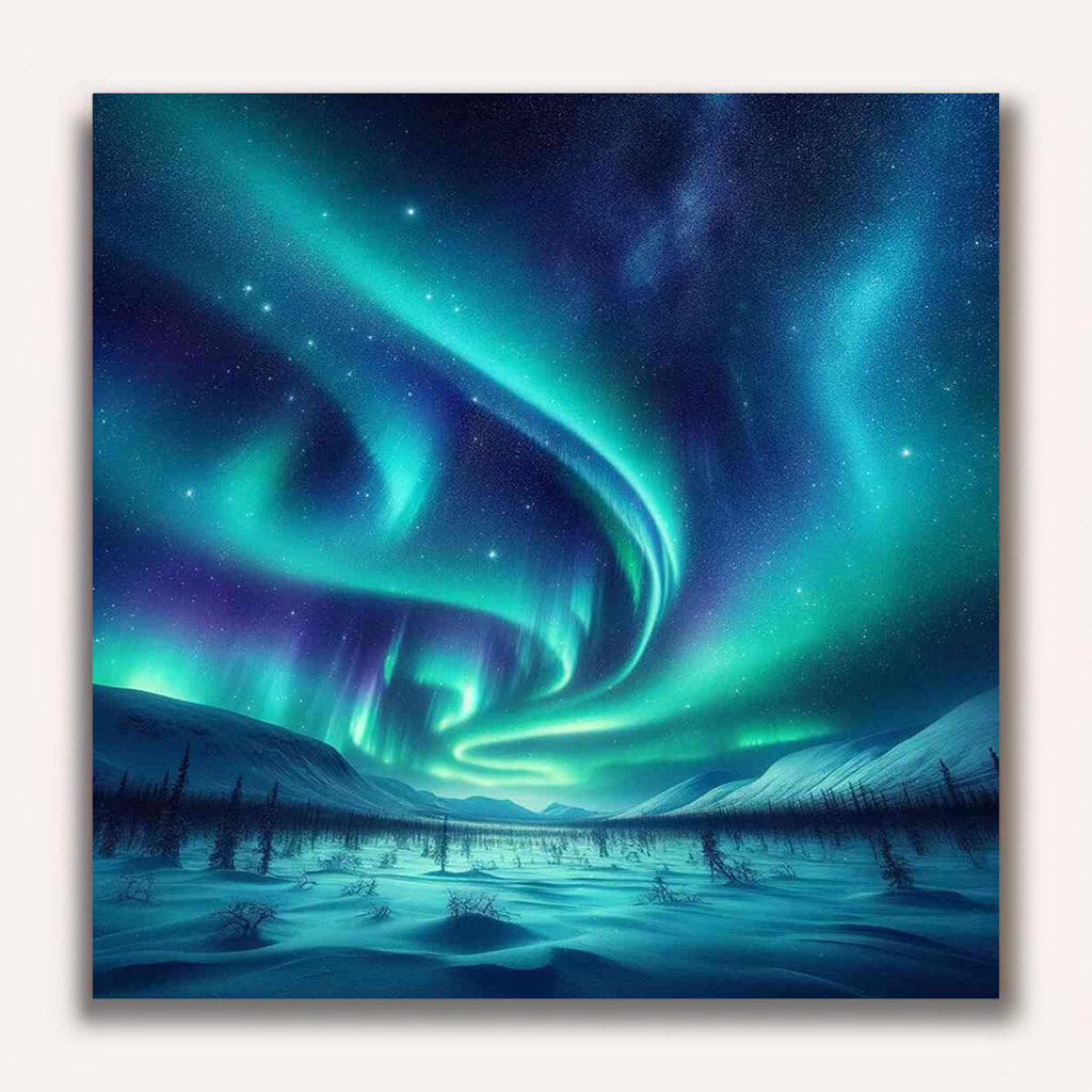 Paint by Numbers - Northern Lights Wonderland