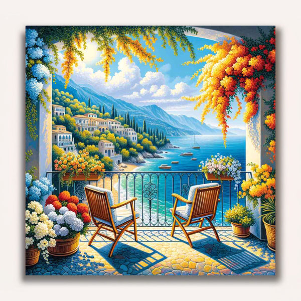 Paint by Numbers - Novelist View of the Sea