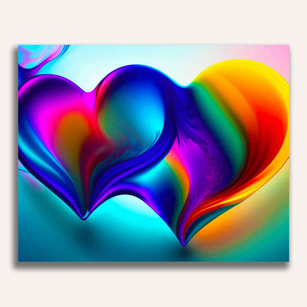 Paint by Numbers - A heart for two
