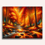 Paint by Numbers - Orange Forest