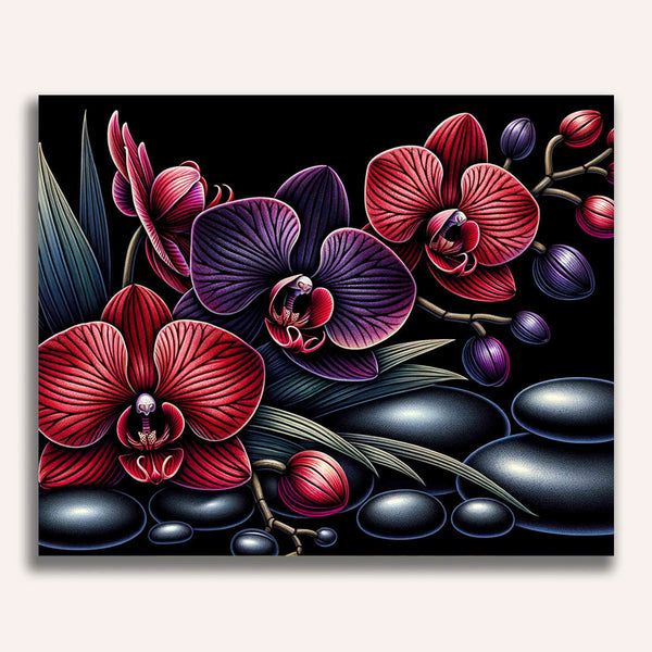 Paint by Numbers - Orchid, large