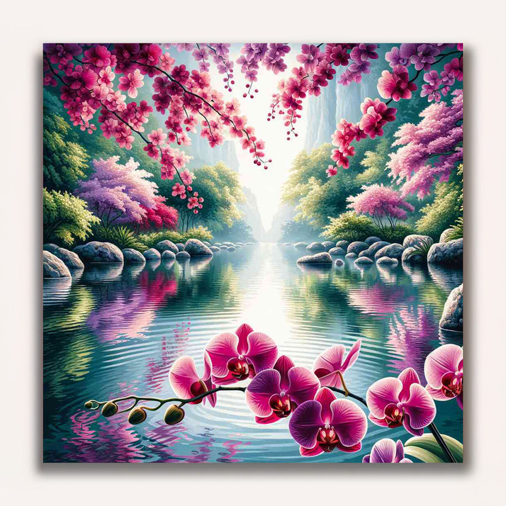 Paint by Numbers - Orchid on the Water