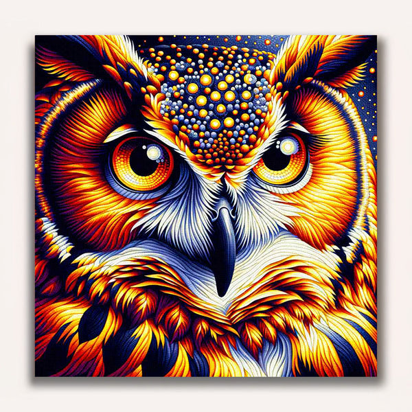 Paint by Numbers - Owl Face
