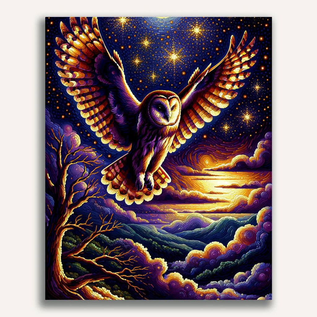 Paint by Numbers - Owl Paint