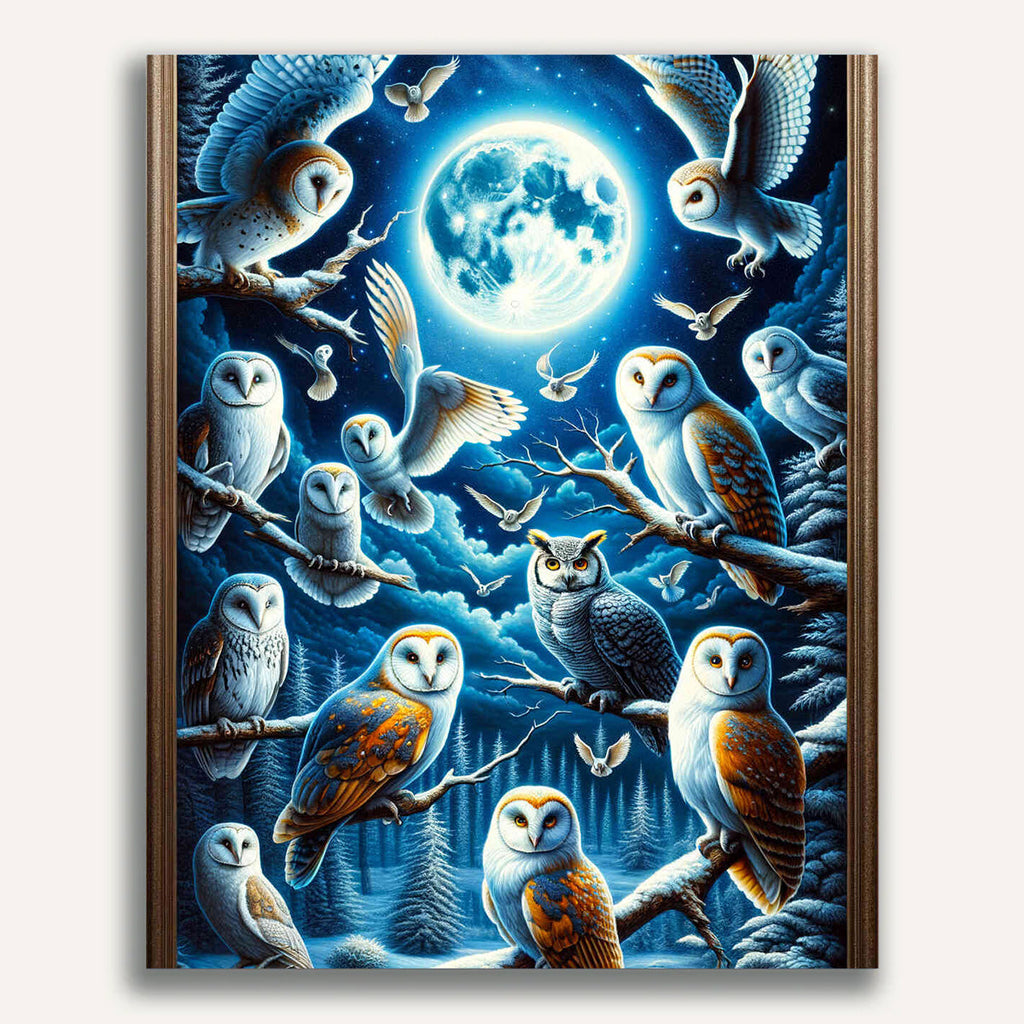 Paint by Numbers - Owl Species