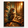 Paint by Numbers - Owl surrounded by wood