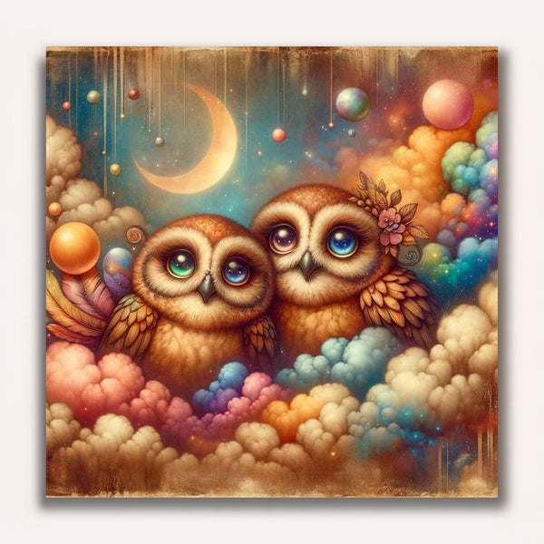 Paint by Numbers - Pair of Owls