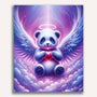 Paint by Numbers - Panda Angel with Heart