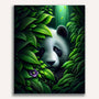 Paint by Numbers - Panda in Leaves