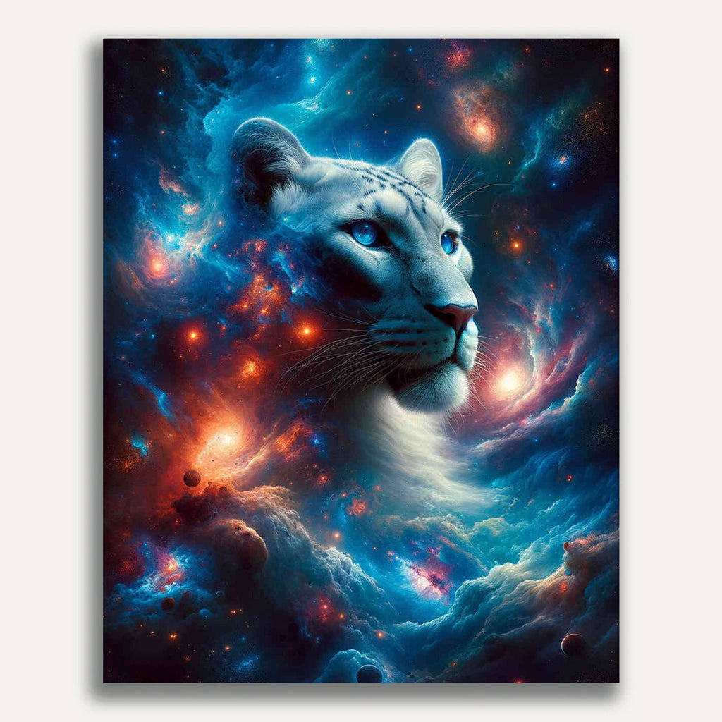 Paint by Numbers - Panther in the Universe
