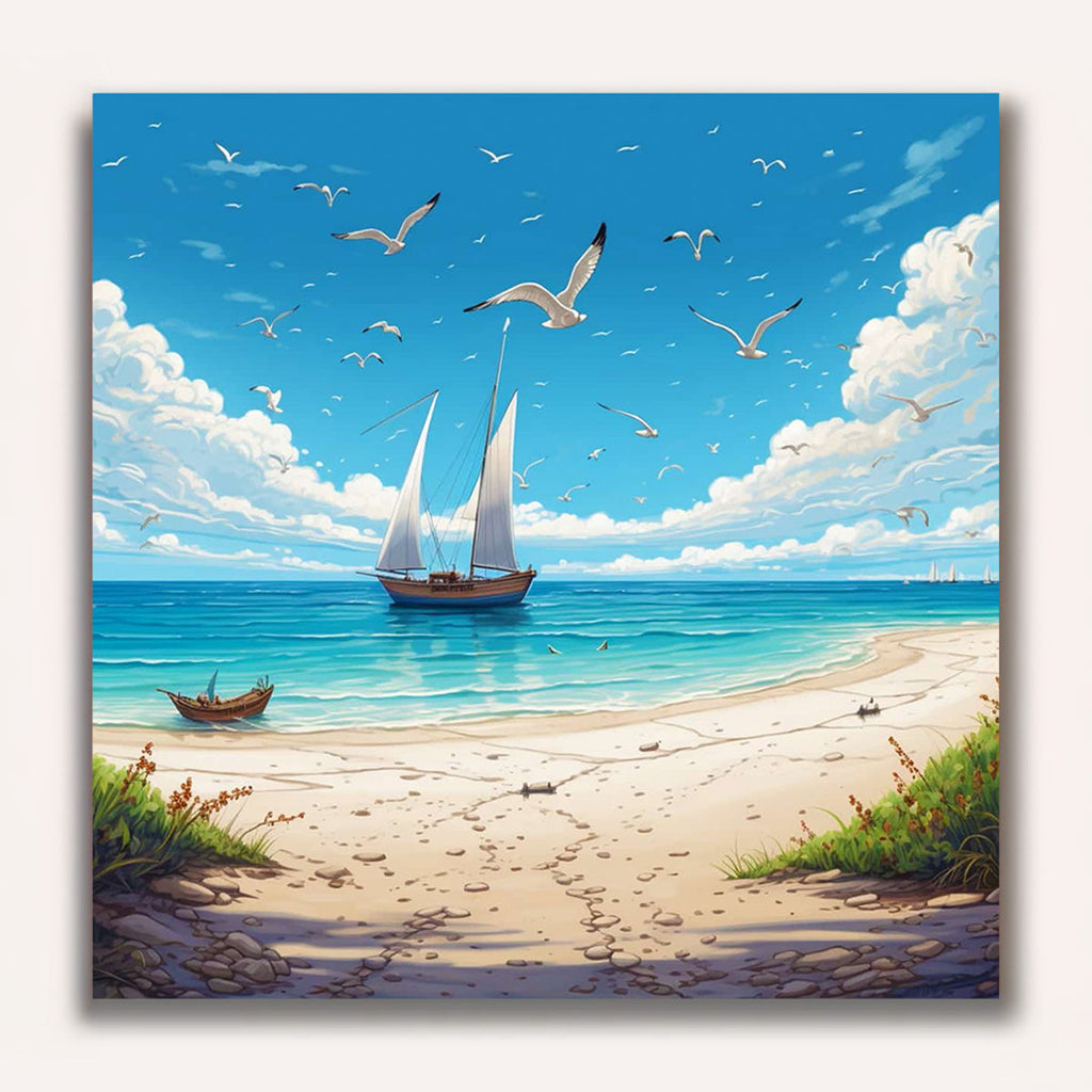 Paint by Numbers - Paradise beach