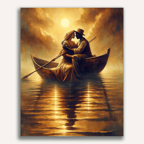 Paint by Numbers - Parchment in the Boat