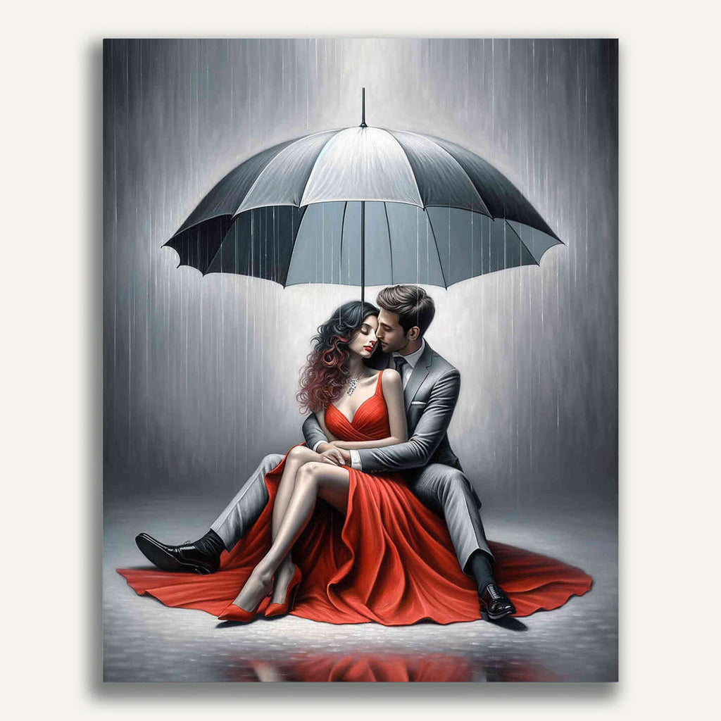 Paint by Numbers - Couple on the wall