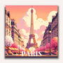 Paint by Numbers - Parisian Spring Dream