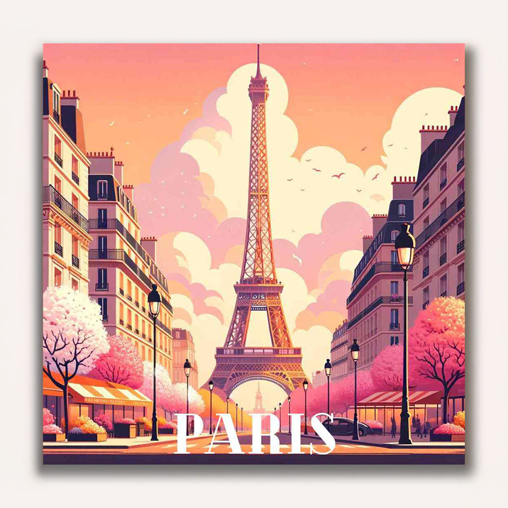 Paint by Numbers - Parisian Spring Dream