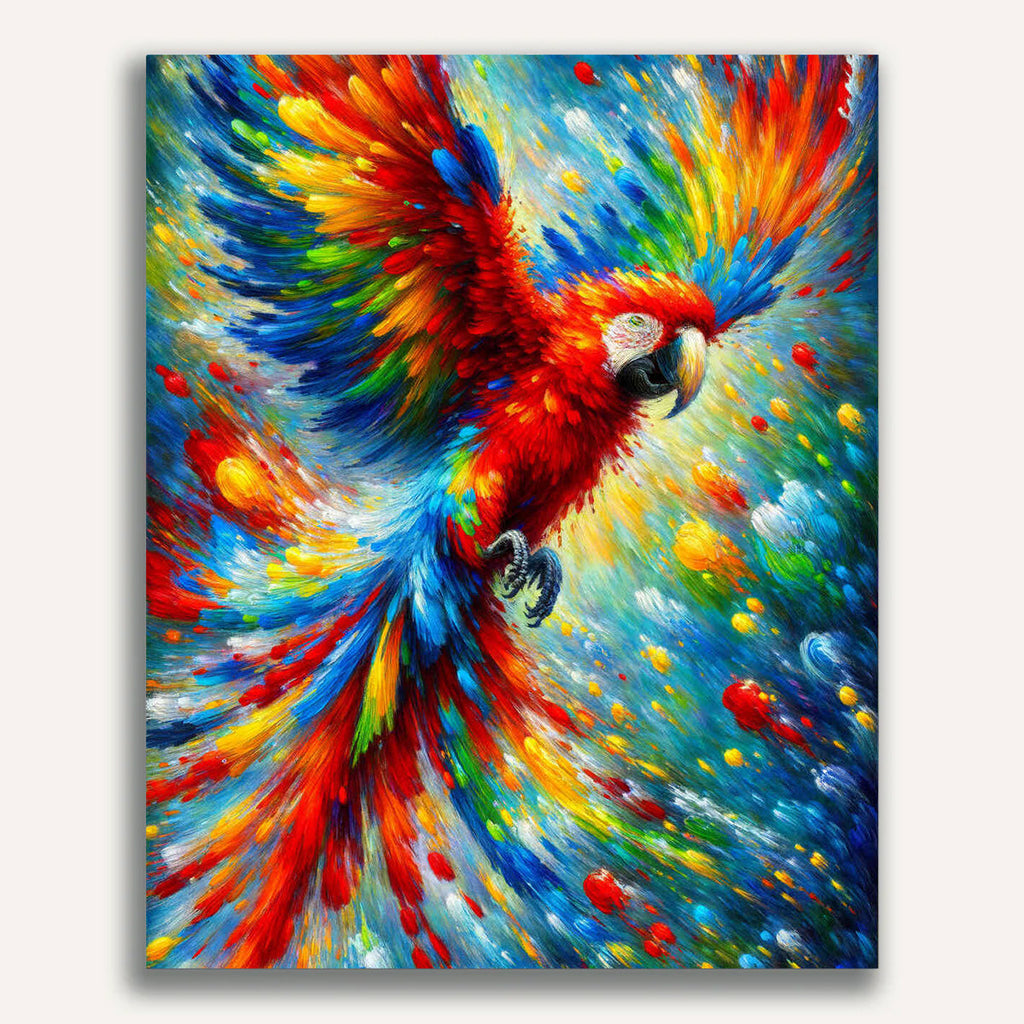 Paint by Numbers - Parrot Paint