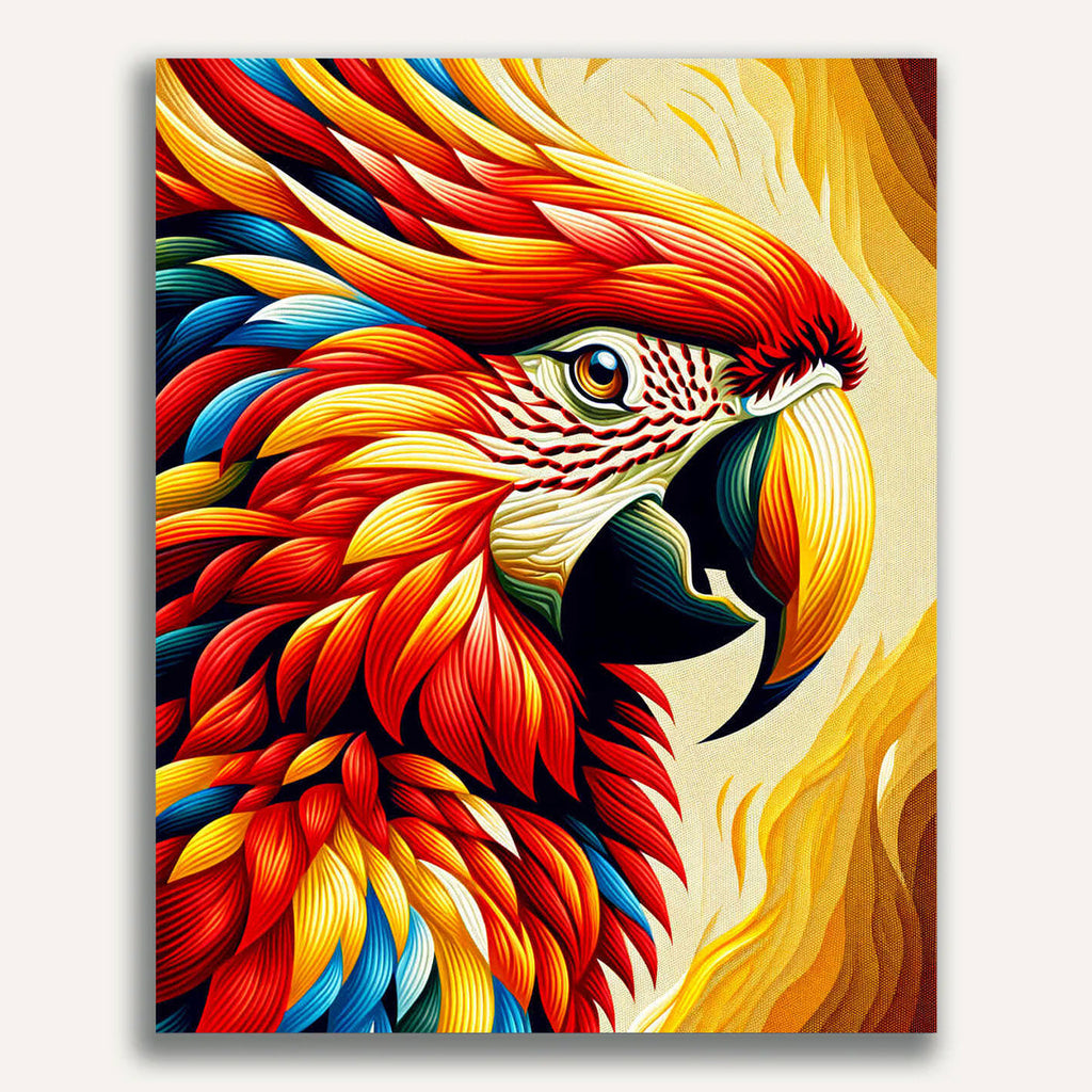 Paint by Numbers - Parrot Portrait