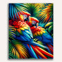 Paint by Numbers - Parrots Under Palm