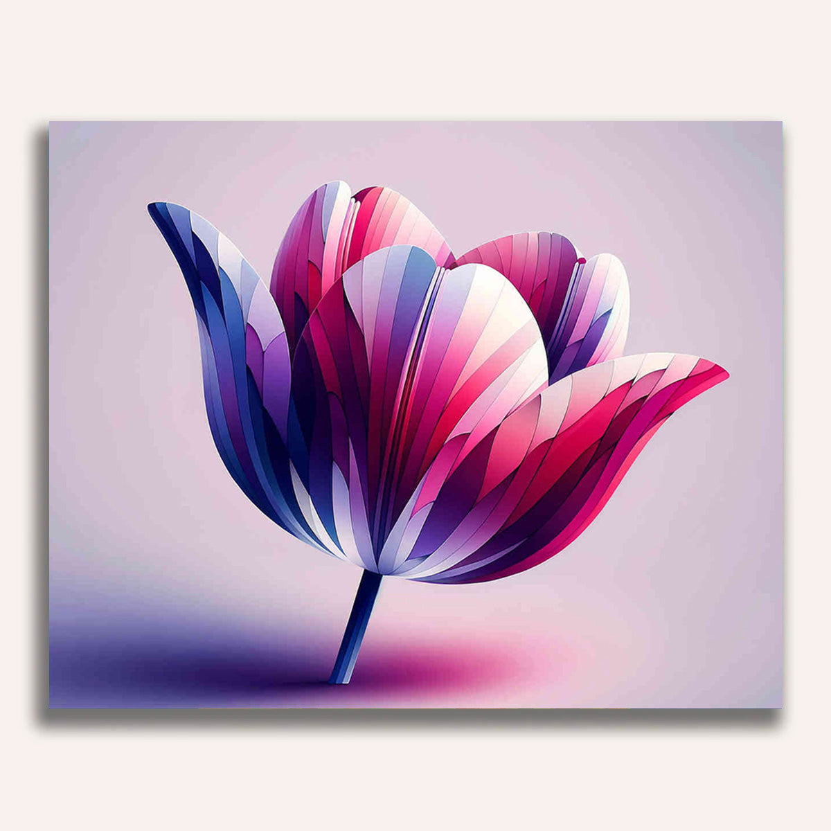 Paint by Numbers - Patterned Tulip