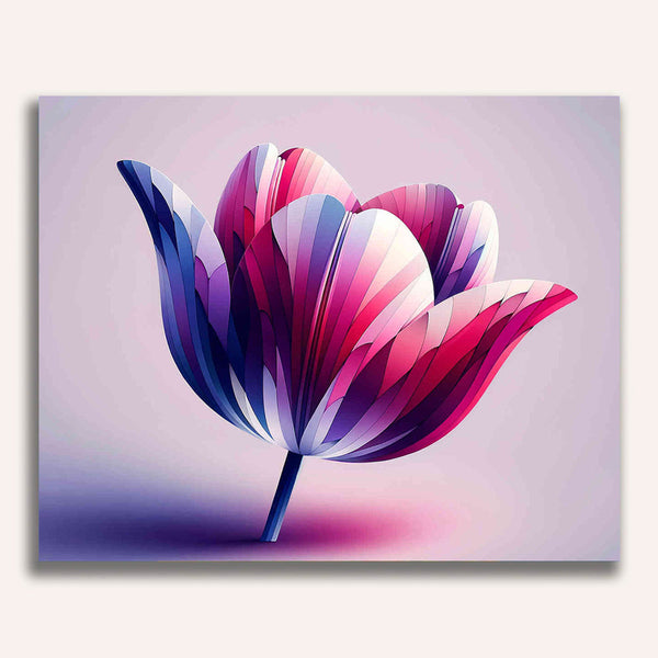 Paint by Numbers - Patterned Tulip