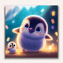 Paint by Numbers - Peaceful penguin with child