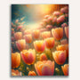 Paint by Numbers - Peach colored tulips
