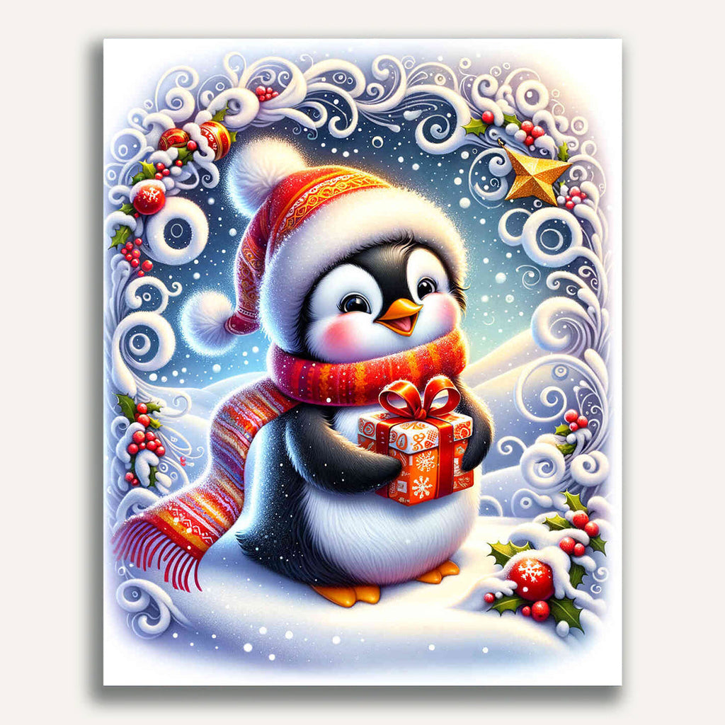 Paint by Numbers - Penguin Gift