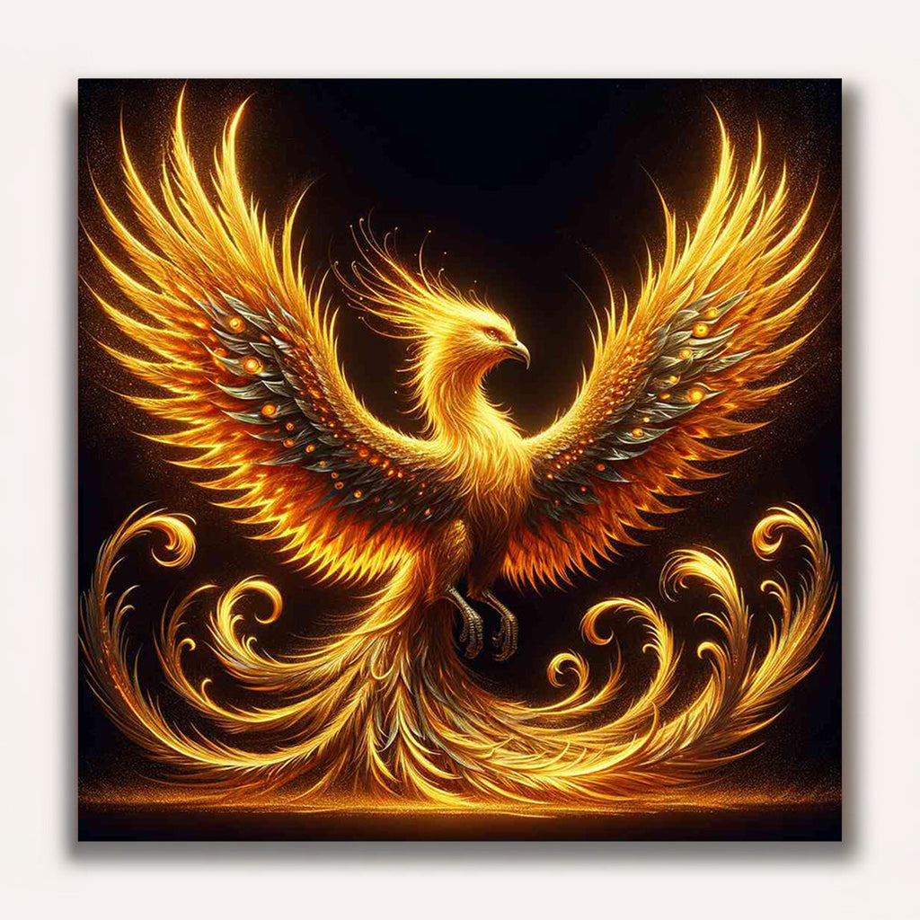 Paint by Numbers - Phoenix Awakening, Golden