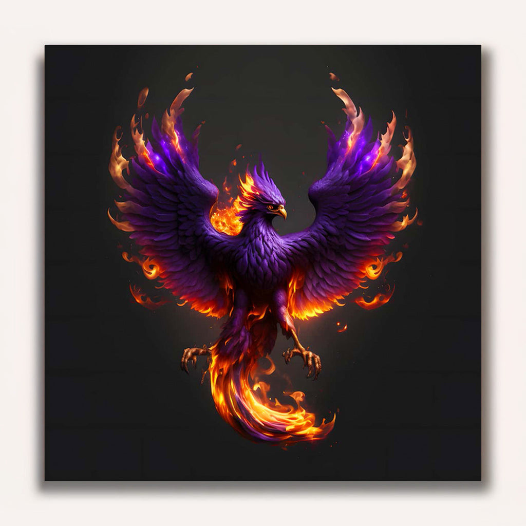 Paint by Numbers - Phoenix Purple