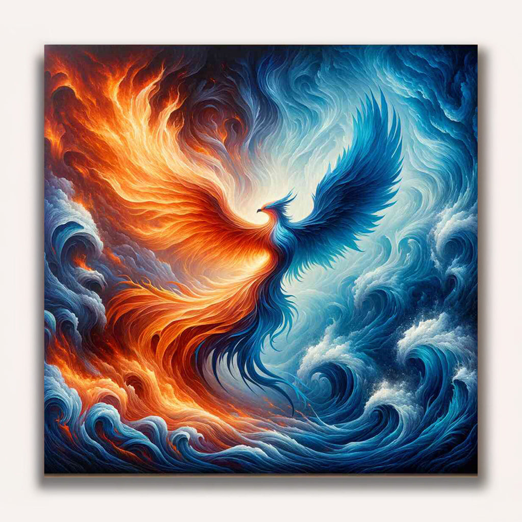 Paint by Numbers - Phonix Water and Fire