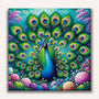 Paint by Numbers - Pictures Wheel of Peacock