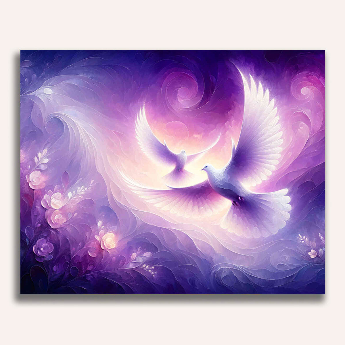 Paint by Numbers - Pigeon Duo
