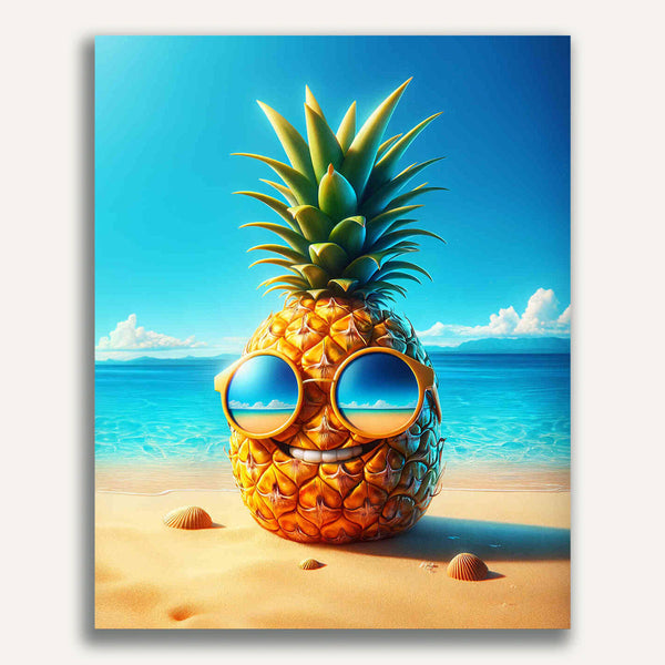 Paint by Numbers - Pineapple takes a vacation