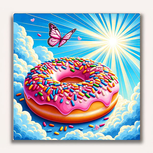 Paint by Numbers - Pink Donut