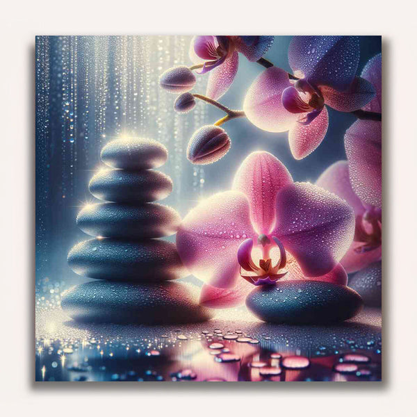 Paint by Numbers - Pink Orchid Stones