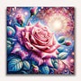 Paint by Numbers - Pink Rose