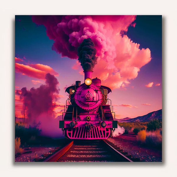 Paint by Numbers - Pink train frontal