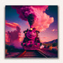 Paint by Numbers - Pink train frontal