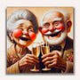 Paint by Numbers - Popa and Oma with Glass