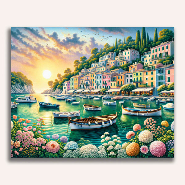 Paint by Numbers - Port City Mediterranean