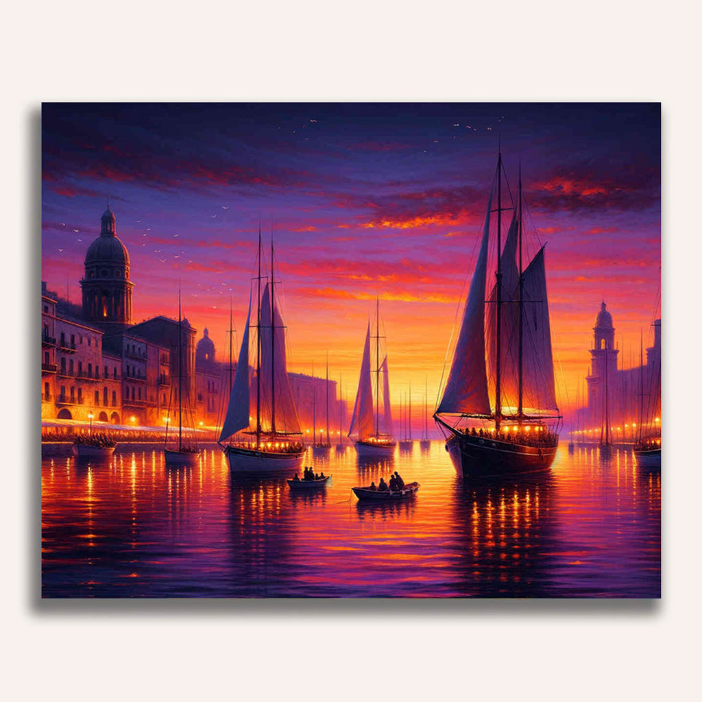 Paint by Numbers - Port City Sailboats