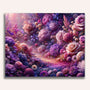 Paint by Numbers - Purple and pink flower dream