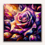 Paint by Numbers - Purple Color Mix Rose