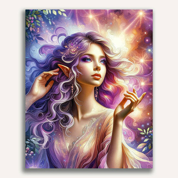 Paint by Numbers - Purple elf
