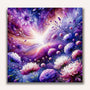 Paint by Numbers - Purple flower, mosaic